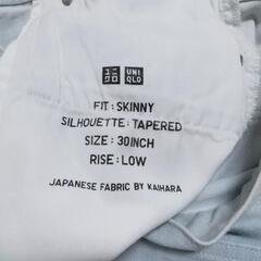 【訳アリ53%OFF】 UNIQLO メンズ ローライズ スキニーデニムパンツの画像
