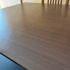 ※足を外してお渡し※ 2人用ダイニングセットの画像