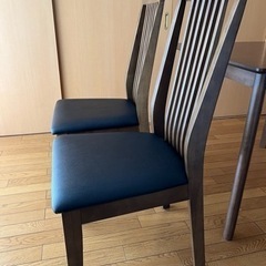 ※足を外してお渡し※ 2人用ダイニングセットの画像