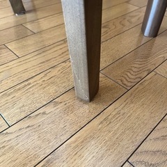 ※足を外してお渡し※ 2人用ダイニングセットの画像