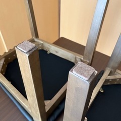 ※足を外してお渡し※ 2人用ダイニングセットの画像