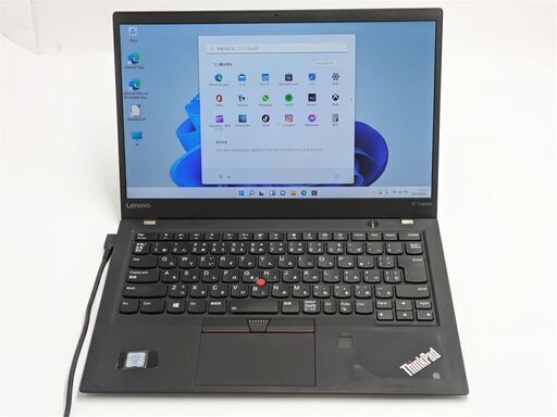 送料無料 保証付 高速SSD 14型 ノートパソコン Lenovo X1 Carbon 中古良品 第6世代 Core i5 8GB 無線 Bluetooth カメラ Windows11 Office済
