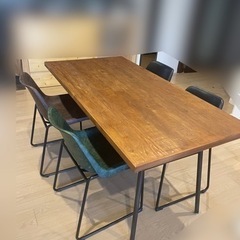 春のコレクション クラッシュゲート ダイニングテーブル椅子4脚セット ダイニングテーブル