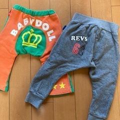 ズボン トレーナー 90の画像
