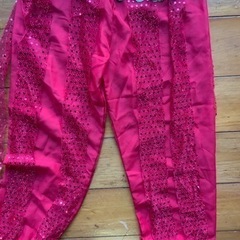 サリー　キッズ　サイズ100センチくらい 写真にもアップしましたが、足の部分のヒラヒラが1つ切れています。の画像