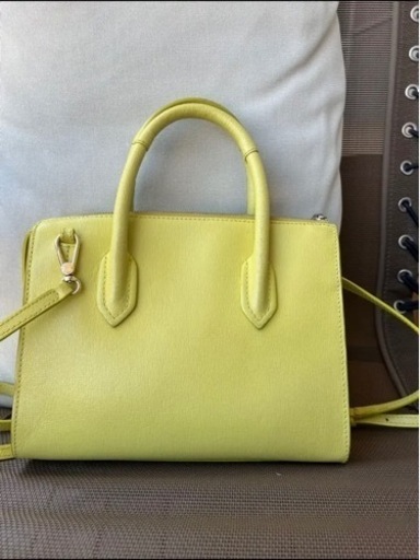 FURLA フルラ　2way ハンドバッグ　ショルダーバッグ　イエロー
