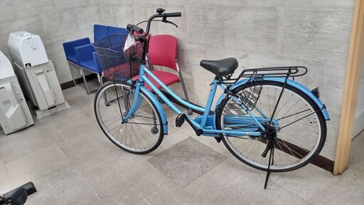 ★ジモティ割あり★  軽快車 26インチ 水色 クリーニング済み TJ1012