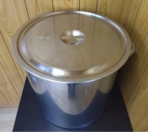 業務用 大型 ステンレス 寸胴 寸胴鍋 直径50×高さ48(cm) 両手鍋 蓋付き 厨房用品 厨房機器 機材 店舗用品 ラーメン スープ 調理 鍋 大阪発