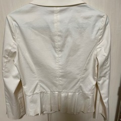 エフデ　ef-de ホワイト　オフホワイト　ジャケット　スーツ　オフィスの画像