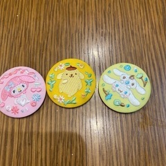 サンリオ刺繍缶バッジ