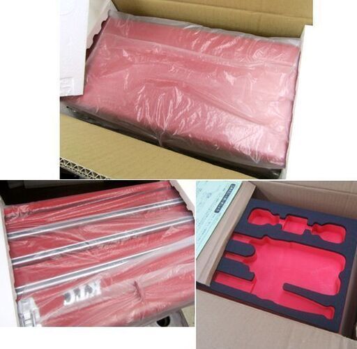 開封未使用 KTC 12.7sq. 3段引出しチェストケース（レッド）+工具60点セット ツールセット SKX0213 SK46021XT 札幌市 屯田店