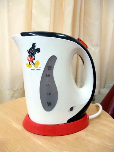 電気ケトル 0.6L 電気ポット 卓上ケトル ミッキー＆ミニー ディズニー ポット キッチン雑貨 コーヒー 紅茶 お茶