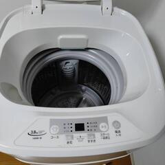 一人暮らしに最適！コンパクトスリムな3.8kg全自動洗濯機