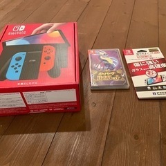 Nintendo switch有機ELモデル本体セット(ポケモンヴァイオレット付)