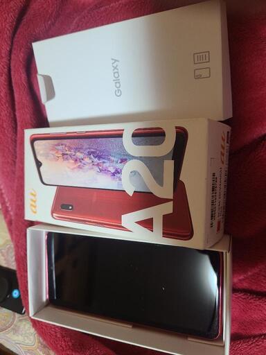 取引予定者決まりました。Galaxy　A20　　赤色