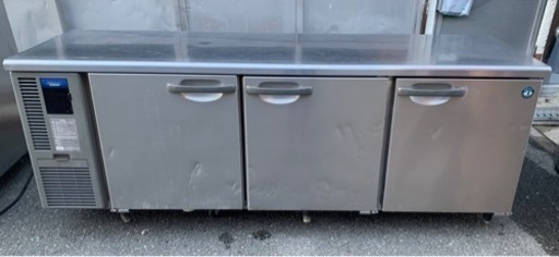 【動確済み】ホシザキ 業務用 テーブル型 冷蔵庫 RT-210SNF-E-ML 505L 2100×600×800 大型 台下冷蔵庫 コールドテーブル 厨房 大阪発