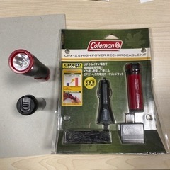 Coleman LEDランプ　& リチャージキットセットの画像