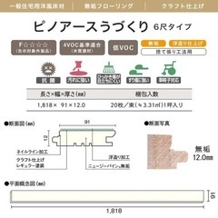 FG9662S-K-MD無垢フローリング ピノアースクラフト ミ...
