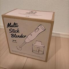 【新品未使用品】BOE034　ブルーノ マルチスティックブレンダー マルチブレンダー ハンドブレンダー 離乳食作り・つぶす・混ぜる・刻む・砕く・泡立てる 1台5役　専用レシピリーフレット付 【RCP】BRUNO ピンク BOE034-PKの画像