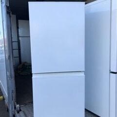 市内配送無料　2022年式　冷凍冷蔵庫　アクア　AQR-13E8-W　{126L/２枚ドア/右開き}