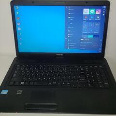 ノートパソコン Win10/i5/SSD480GB/8G TOSHIBA Office有 無線LAN搭載 カスタマイズ済みの画像