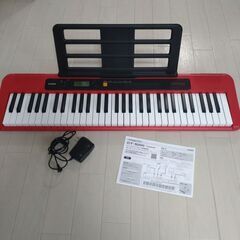 【6/30まで】CASIO カシオ Casiotone 電子 キーボード CT-S200 RD 赤の画像