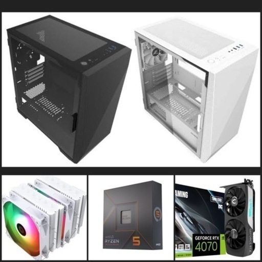 【ゲーミングPC】Ryzen5 7600X RTX4080  搭載新品PC