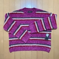 ボルコム BUBBLE TEA STRIPED SWEATER ...