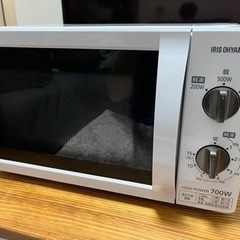 電子レンジ　アイリスオーヤマ　IMB-T176-5-W