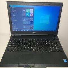 値下げしました  ノートパソコン 高速起動時間約20秒  NEC　Win10/i5/4GB/m.2 SSD120G＋320GB USB 3.0ポート4つ有の画像