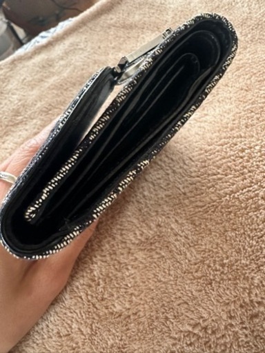 Christian Dior トロッターサドル三つ折り　シルバー金具　新中古品！