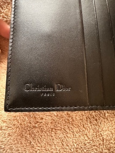 Christian Dior トロッターサドル三つ折りシルバー金具新中古品！ (KF