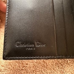 Christian Dior トロッターサドル三つ折り　シルバー金具　新中古品！の画像