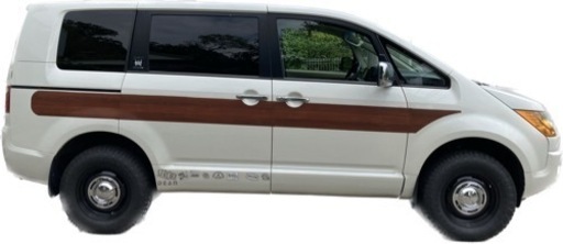 デリカD5 ウッドデカール