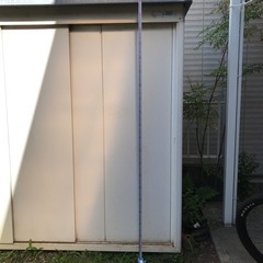 大きな物置　バイクも入りますの画像