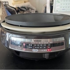 象印　ホットプレート　土鍋　お好み焼き　餃子　焼肉の画像