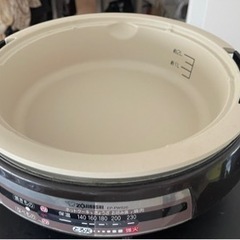 象印　ホットプレート　土鍋　お好み焼き　餃子　焼肉の画像