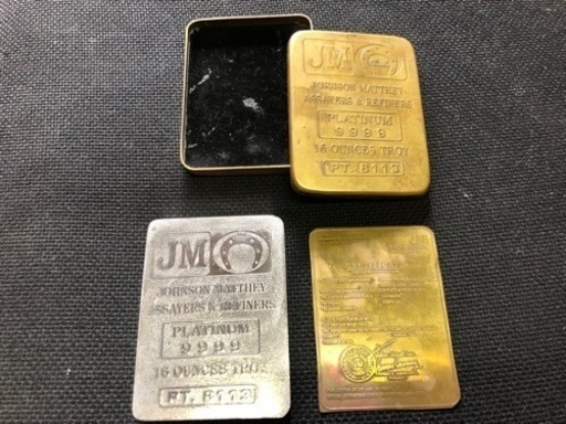 プラチナインゴット16オンス（装飾品）