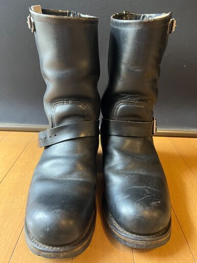 PT91後期？　レッドウィング　エンジニアブーツ　黒色　８D