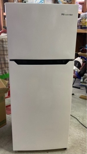 美品　ハイセンス 右開き120L 2ドアノンフロン冷蔵庫 エディオンオリジナル　2021年