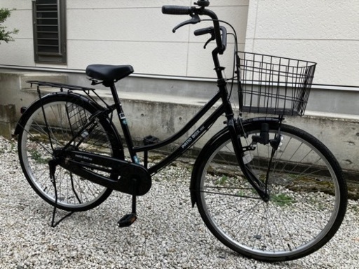467、ママチャリ26インチ黒