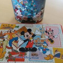 ディズニー お菓子の缶ケース