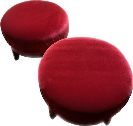 高級な丸椅子2脚セット