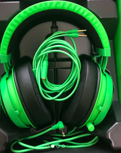 【超激安価格】「Razer 有線 ゲーミングヘッドセット  KRAKEN 2019 GREEN」
