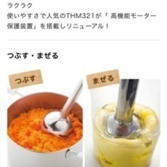 TESCOM THM322 スティックブレンダーの画像