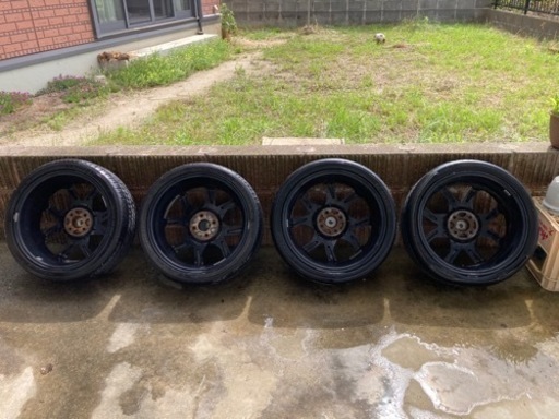 M'z SPEED 17x6.5JJ 4穴 PCD100 インセット48 アクア ヤリス ヴィッツ