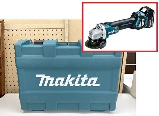 新品 マキタ 100mm 充電式 ディスクグラインダ GA412DRGX バッテリBL1860B×2本・充電器DC18RF・ケース付 makita 札幌
