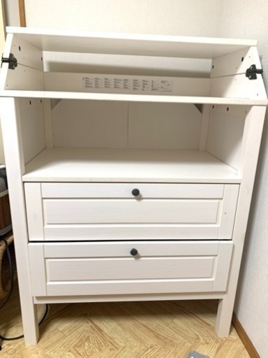 IKEA オムツ替え台　ホワイト