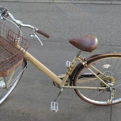 27インチ 🚲 中古 自転車 9480円 🔁6段切替 🔑鍵 💡オートライト