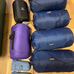 新品寝袋、新品スリープサック等➕RV BOXの画像